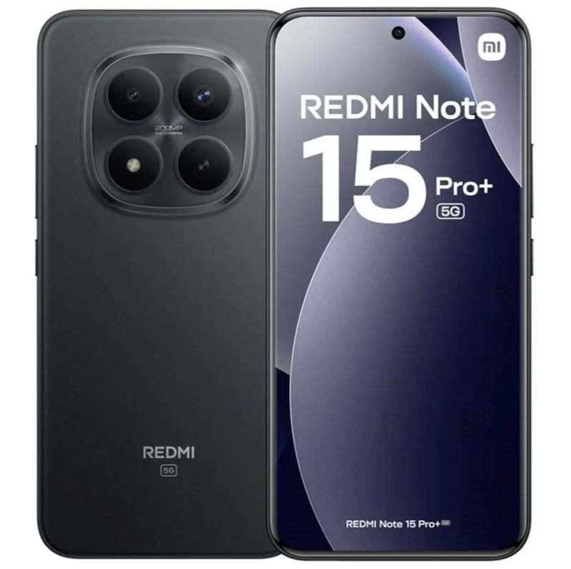 XIAOMI REDMI NOTE 15 PRO+ 5G 512GB 12GB RAM BLACK REGISTRADO