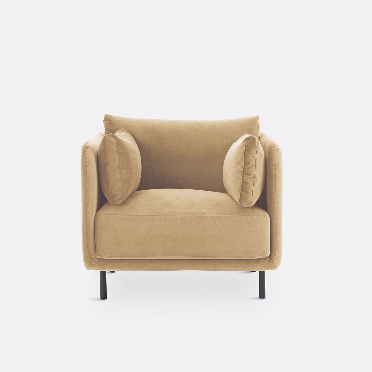 Butaca Individual Diseño Contemporáneo - TYRELL Color: Capuchino