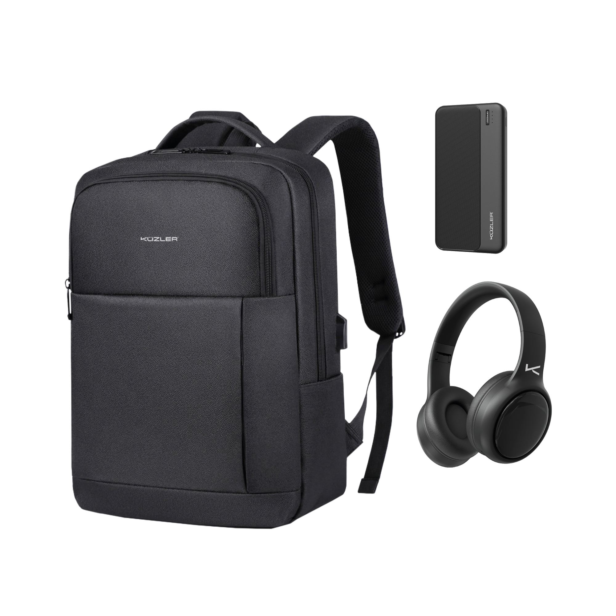 Pack Premium 3en1 Mochila + Audífonos + Power Bank