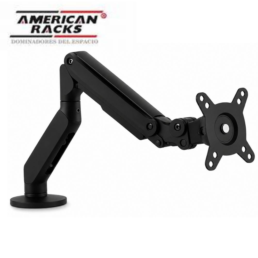 Soporte de escritorio American Racks AMMO1732BE Compatibles con pantallas 17" y 32" Negro