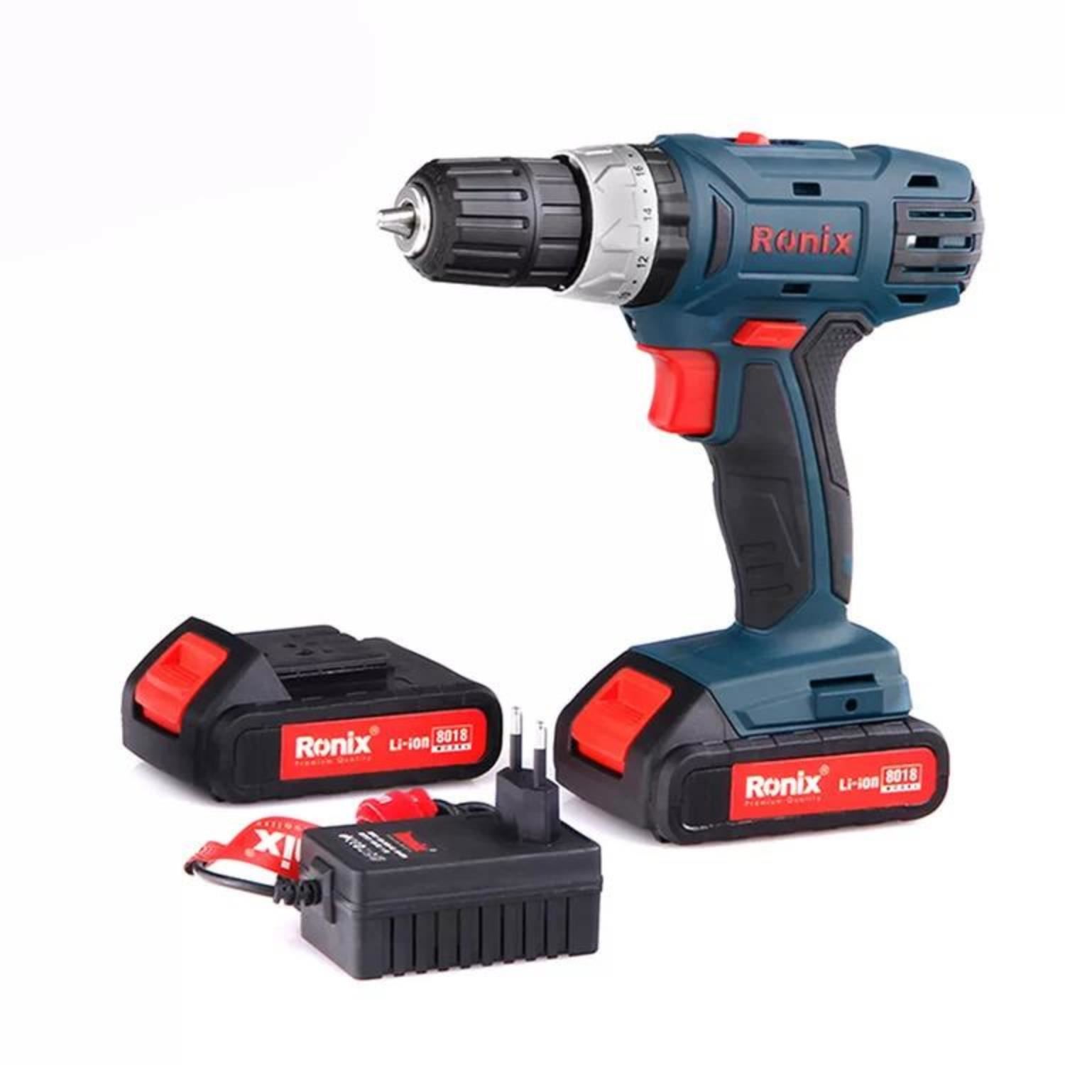 Taladro Atornillador 18V Inalámbrico RONIX 8018