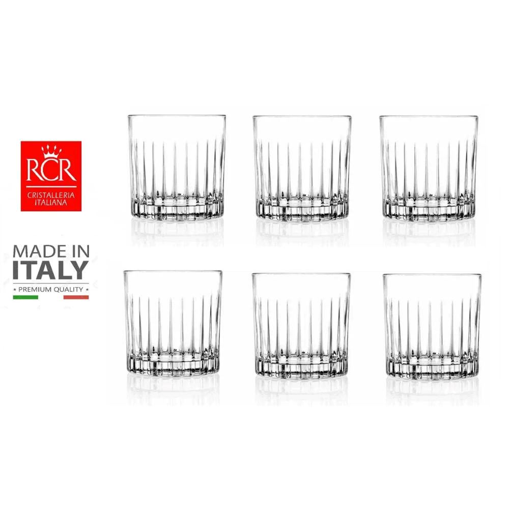 Set de Vasos RCR Cristal X 06 piezas 31 cl.- Hecho en Italia