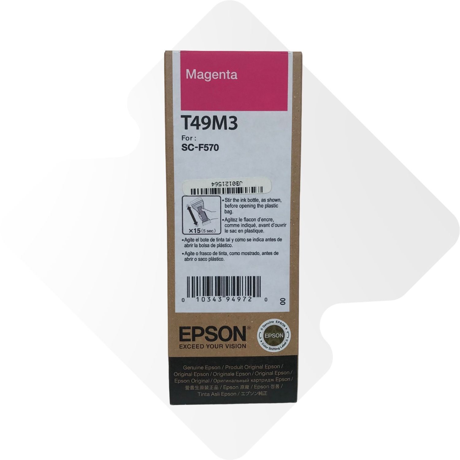 Tinta Original Epson T49M320 Magenta 140 ml para Sublimación