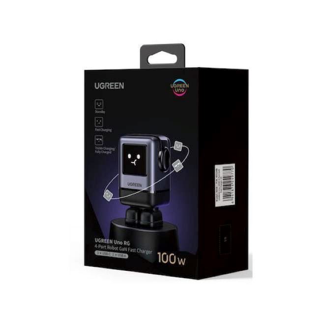 Cargador Robot 100W Original Ugreen de 4 entradas