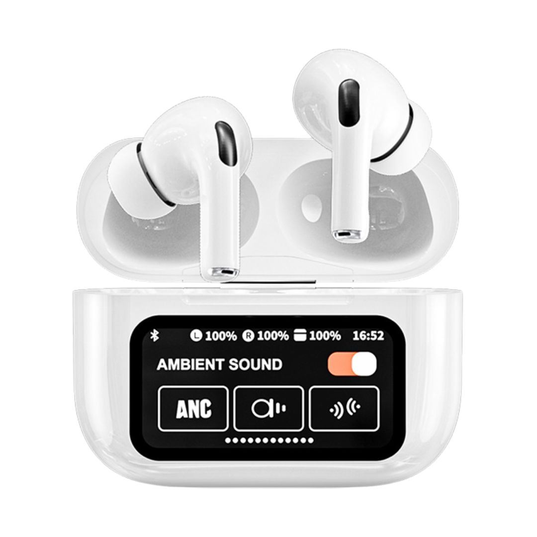 Audífonos Bluetooth ANCENC con Cancelación de Ruido Modo Transparencia y Pantalla LED Inteligente