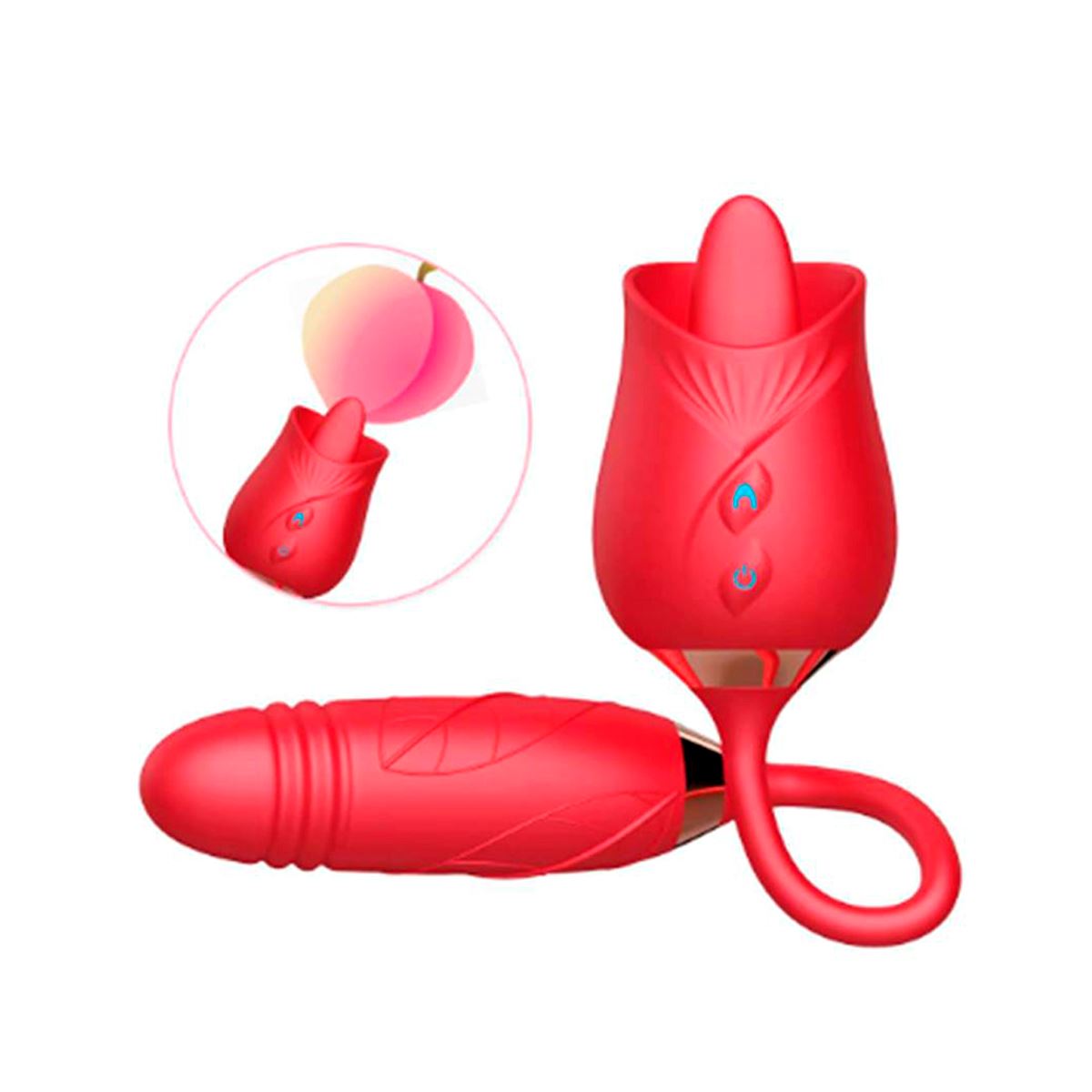 DIGITAL PERU - Consolador Dildo Vibrador Juguete Sexual 10 Modos de Succion  y Vibrador | Juntoz