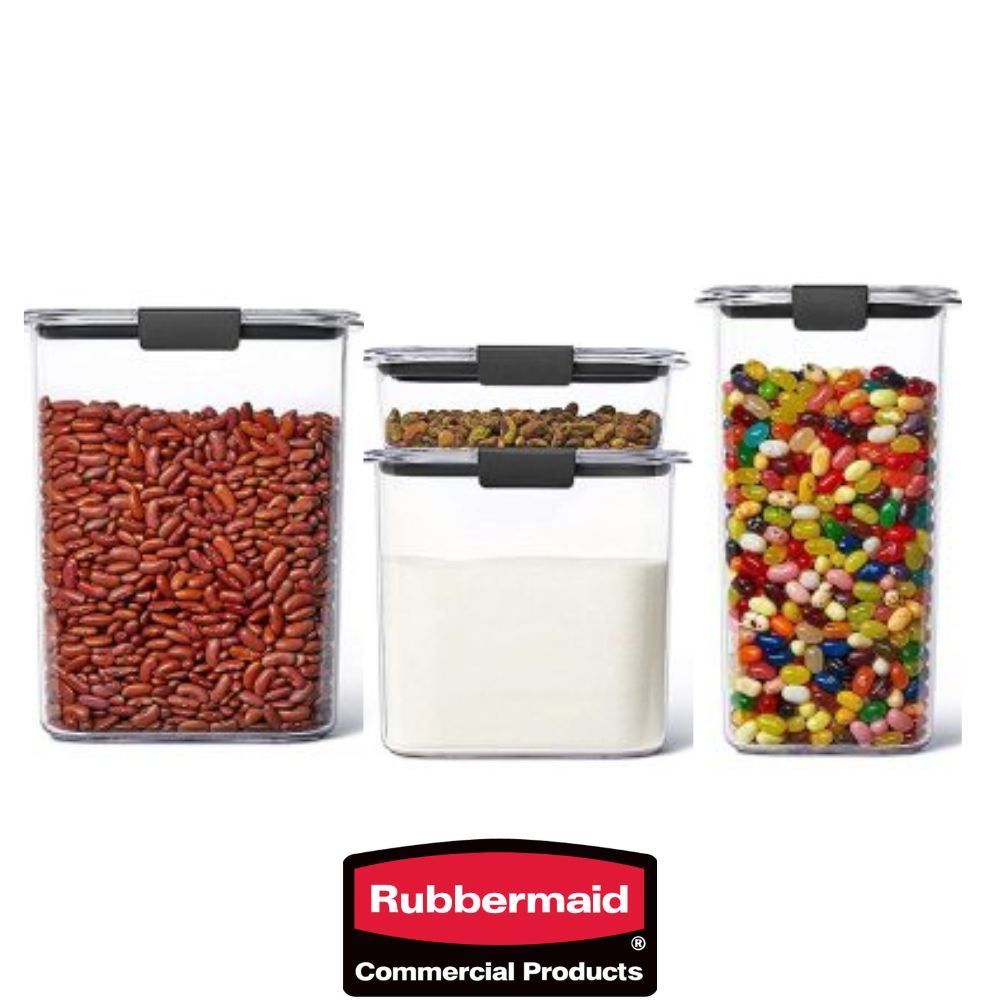 Set de 4 Contenedores Herméticos Rubbermaid 1994253 made In USA