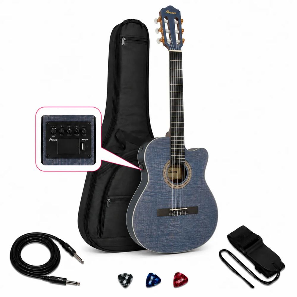 GUITARRA ELECTROACUSTICA GA5FMTCE OPEN PORE BLUEBERRY
