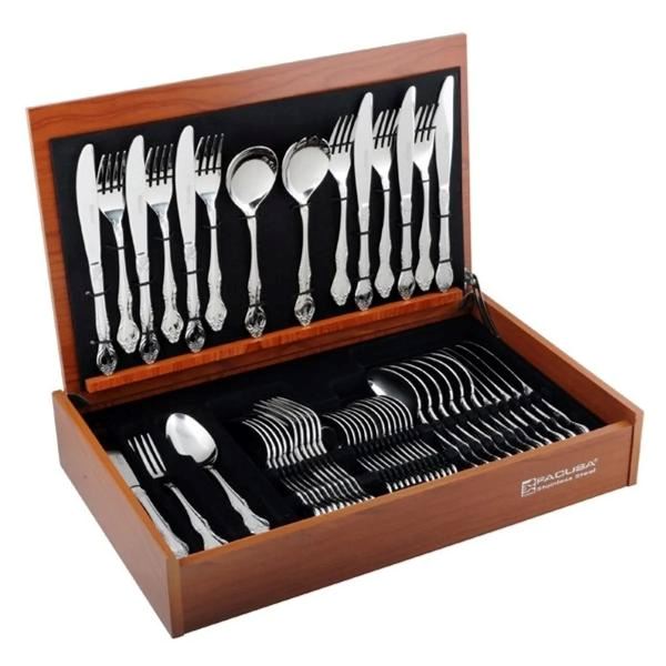 Set de Cubiertos  Facusa 50 piezas - Modelo Medallon