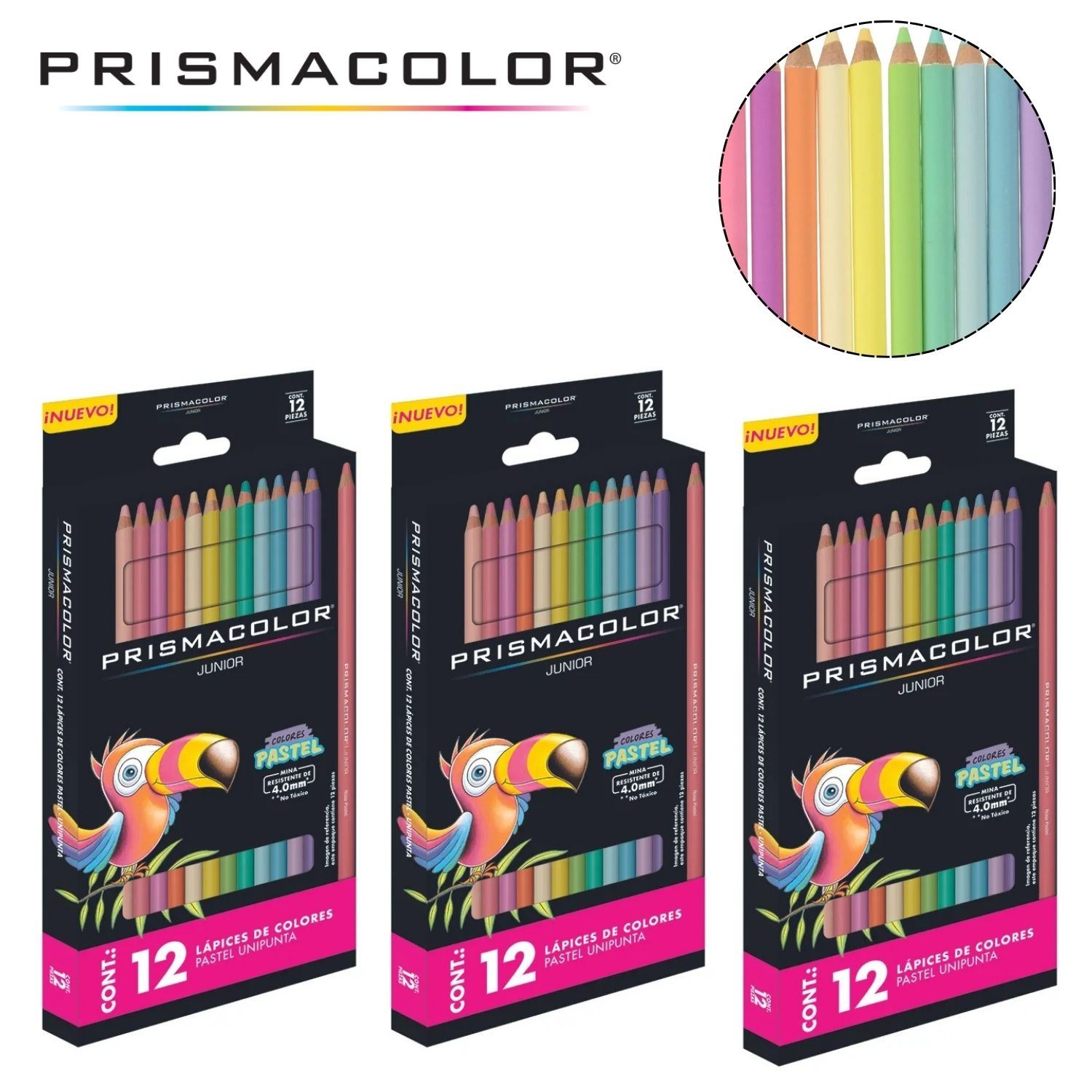 Colores pasteles Prismacolor x12 unid 2135896 - Pack 03