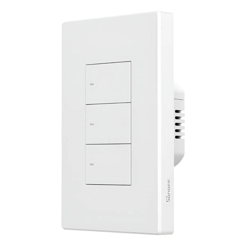 Interruptor Inteligente Sonoff M5 3 Botones Blanco Alexa Wifi Matter
