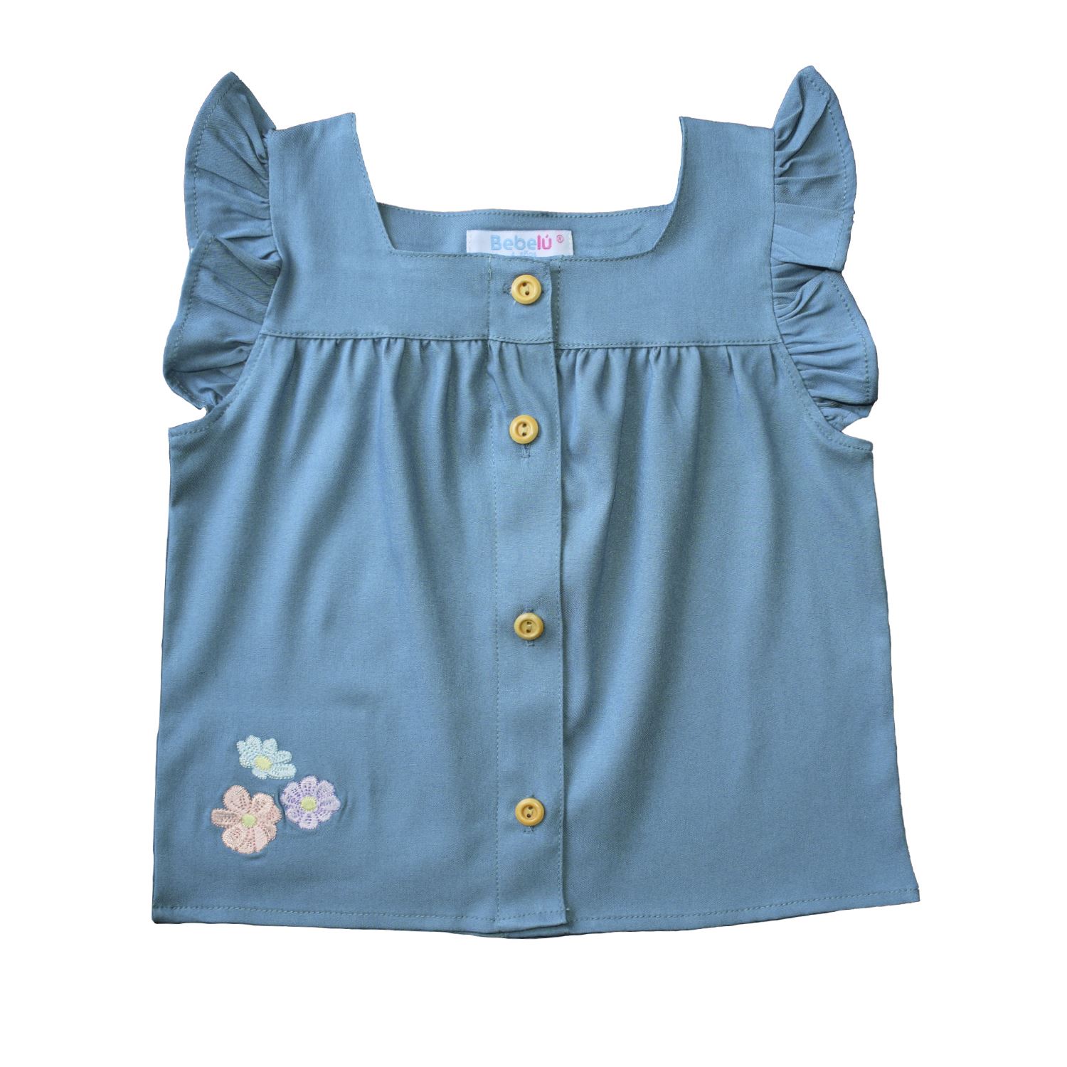 Blusa Popelina Katha Para Niña Bebelú
