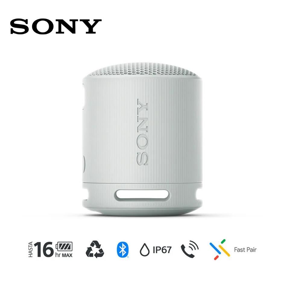 Parlante Bluetooth Sony SRS-XB100 Portátil Gris