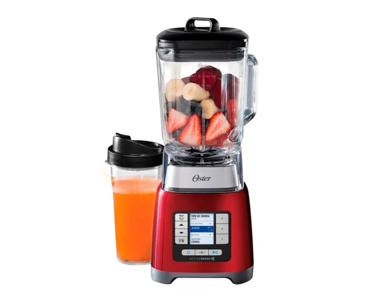 Licuadora ActiveSense Oster + Vaso Blen N Go BLSTTDG RBG 053