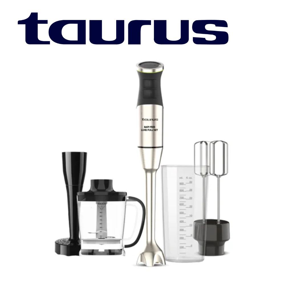 Batidora de Inmersión Taurus Bapi 1500 Luxe Full Set con Accesorios 1500 W
