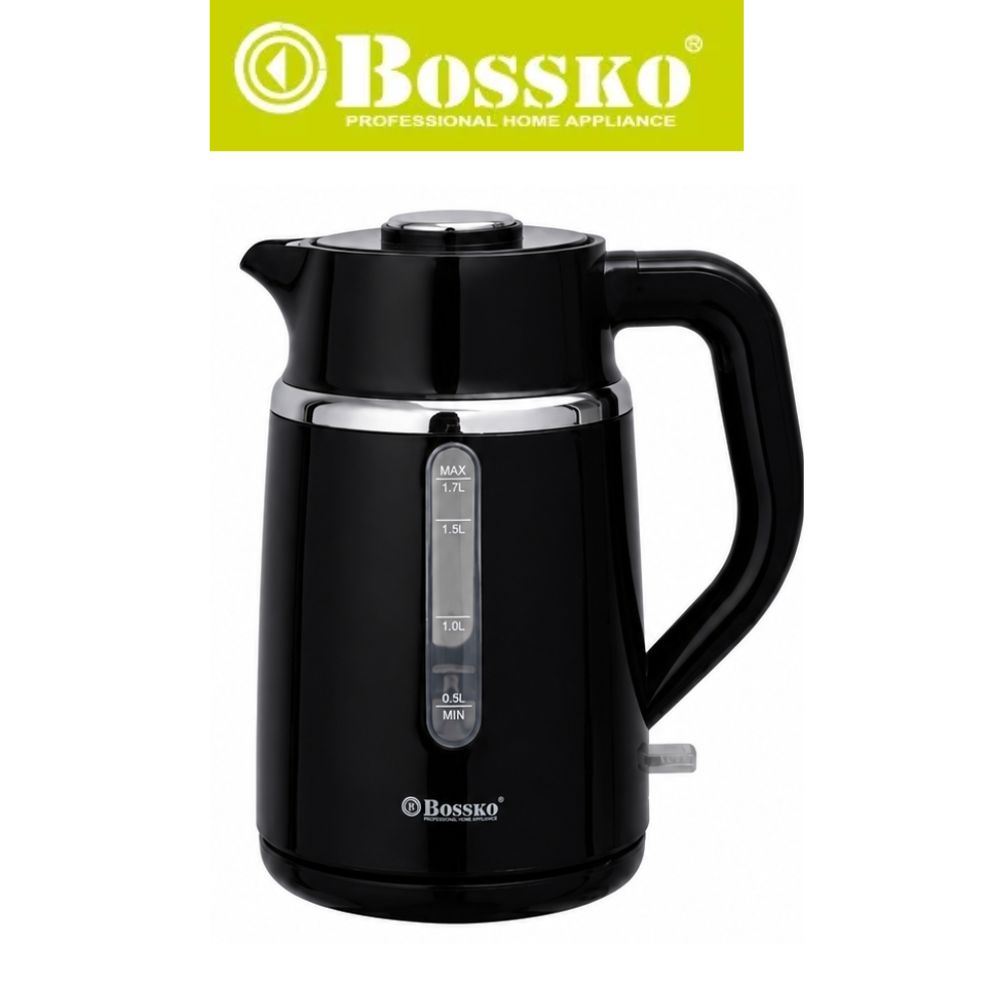 Hervidor Moderno Bossko BK 286HV 2 LItros Negro