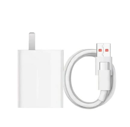 Cargador Xiaomi 33w De Pared Con Cable De Carga Rápida