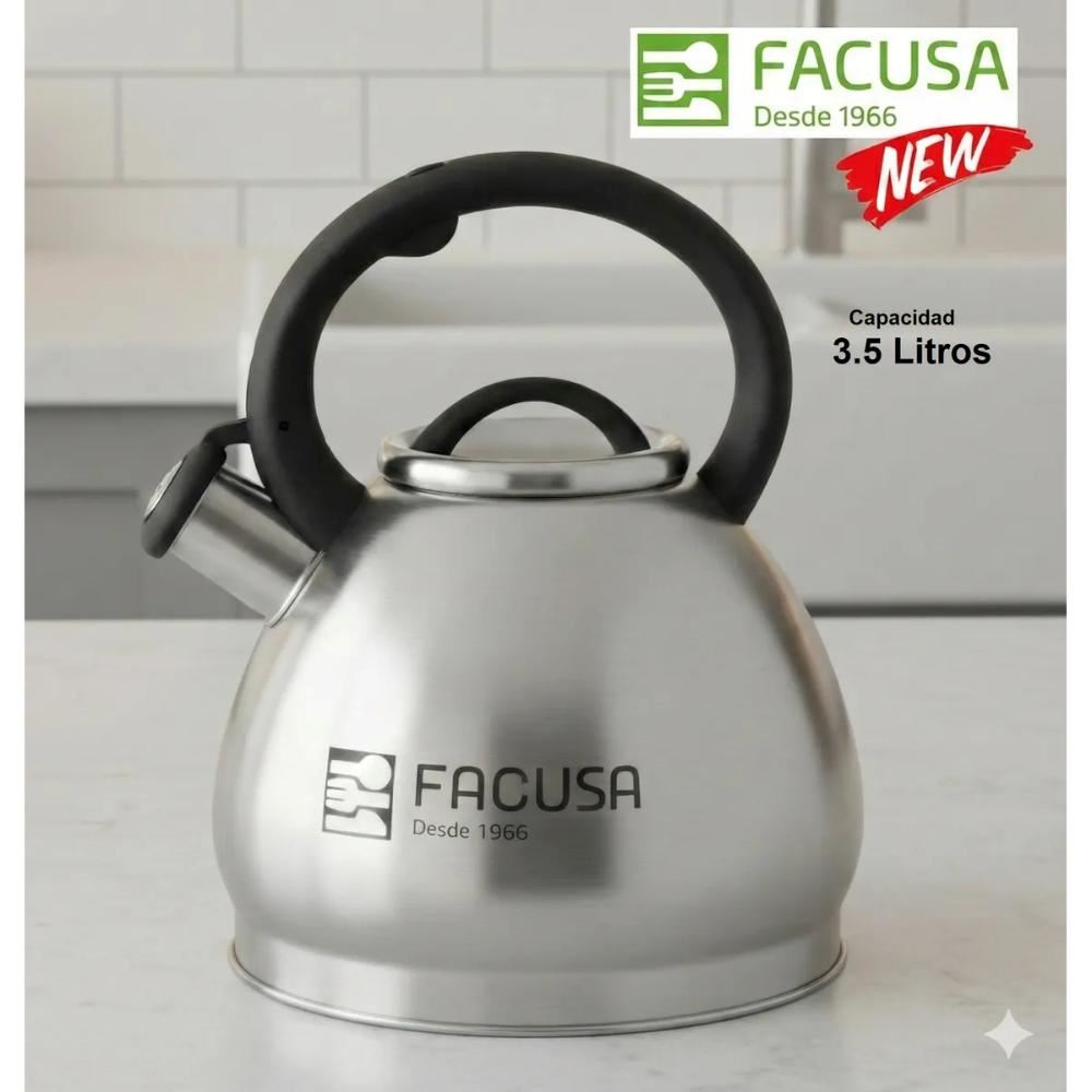 Tetera 3.00 litros Acero Inox  Facusa 100% ORIGINAL !!