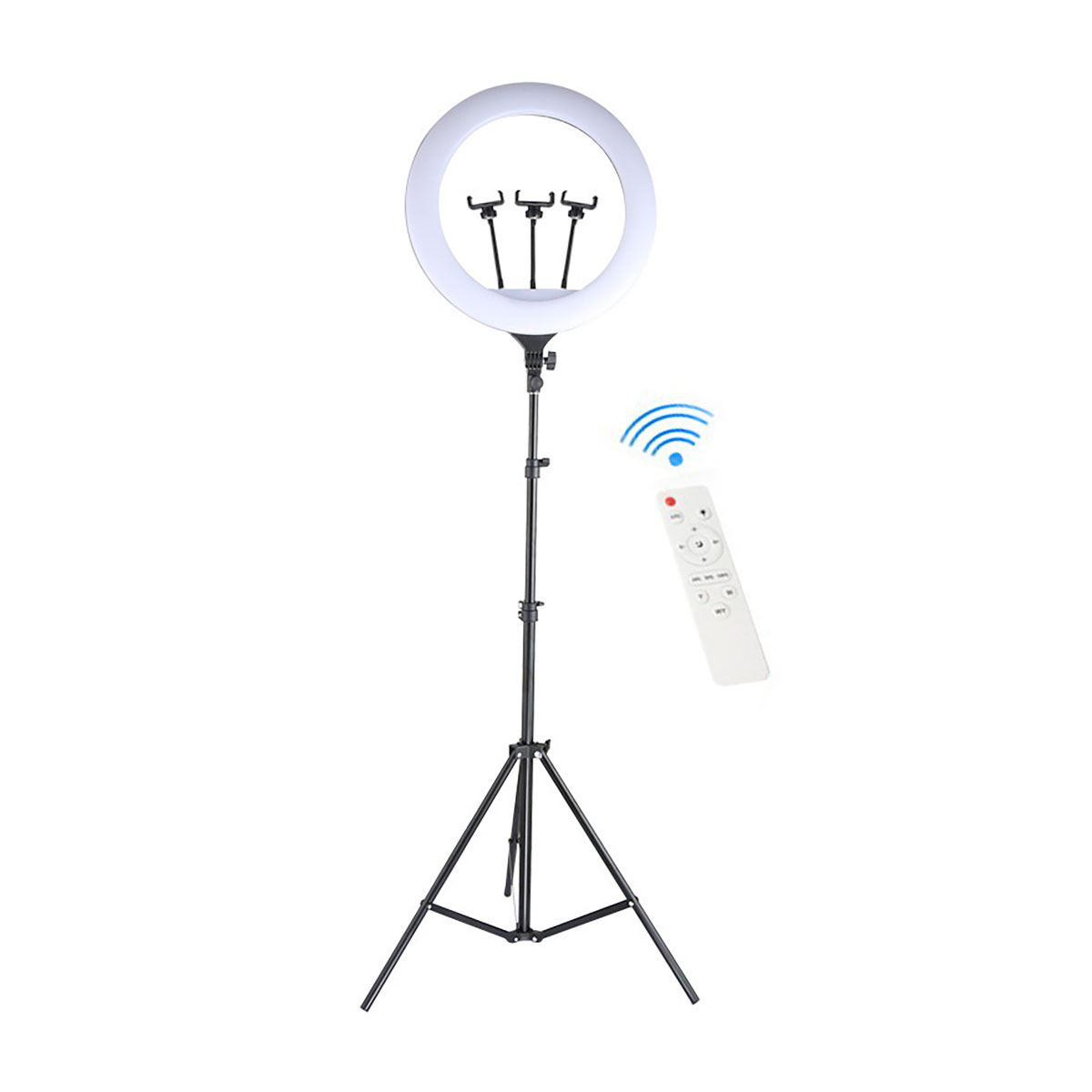 Aro LED 56cm con Trípode Ajustable + Control Remoto y Táctil Iluminación Pro