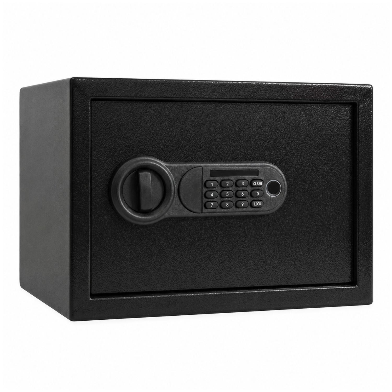 Caja Fuerte Biométrica 38x30x30cm Con Huella Digital Clave Electrónica Llaves De Emergencia Y 2 Niveles