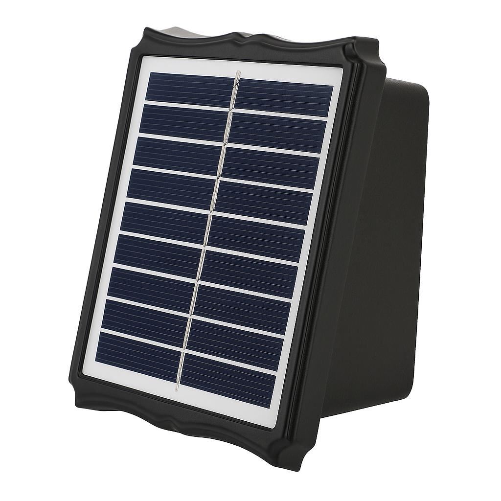 Lámpara solar de pared con proyección doble - Luz cálida (3000 K)