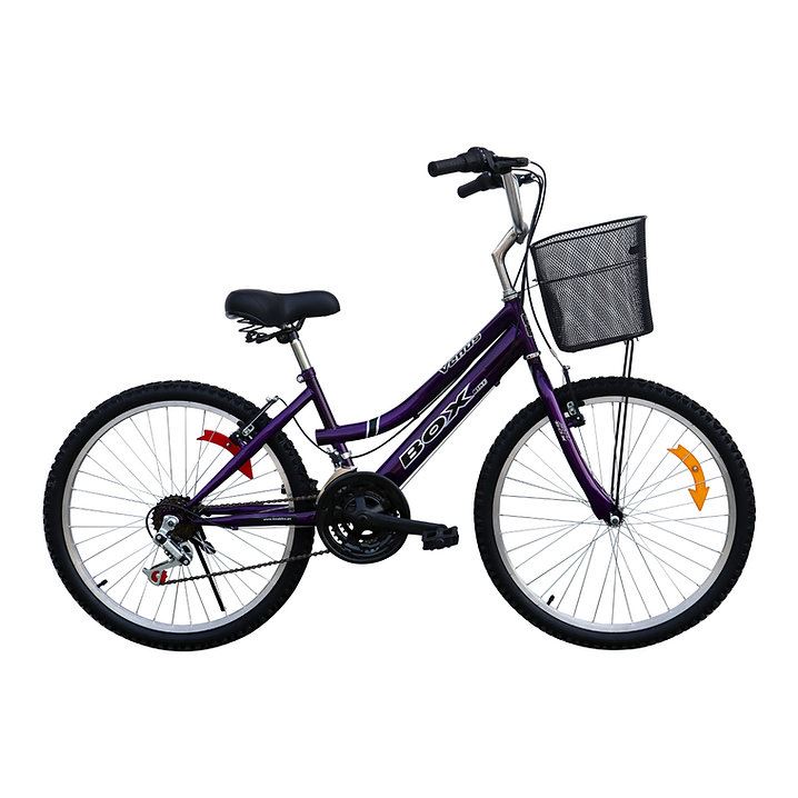 Bicicleta Box Campera Aro 24 - Morado