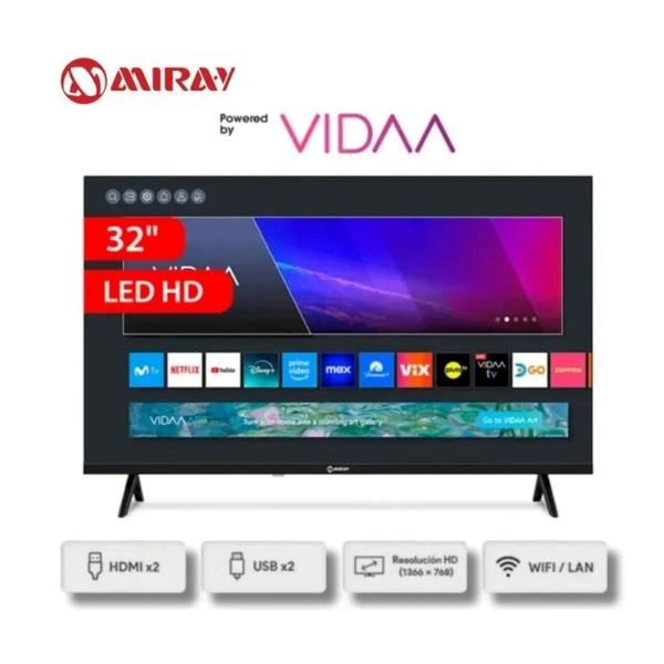 TELEVISOR MIRAY 32 LED HD SMART 32MS32-E205