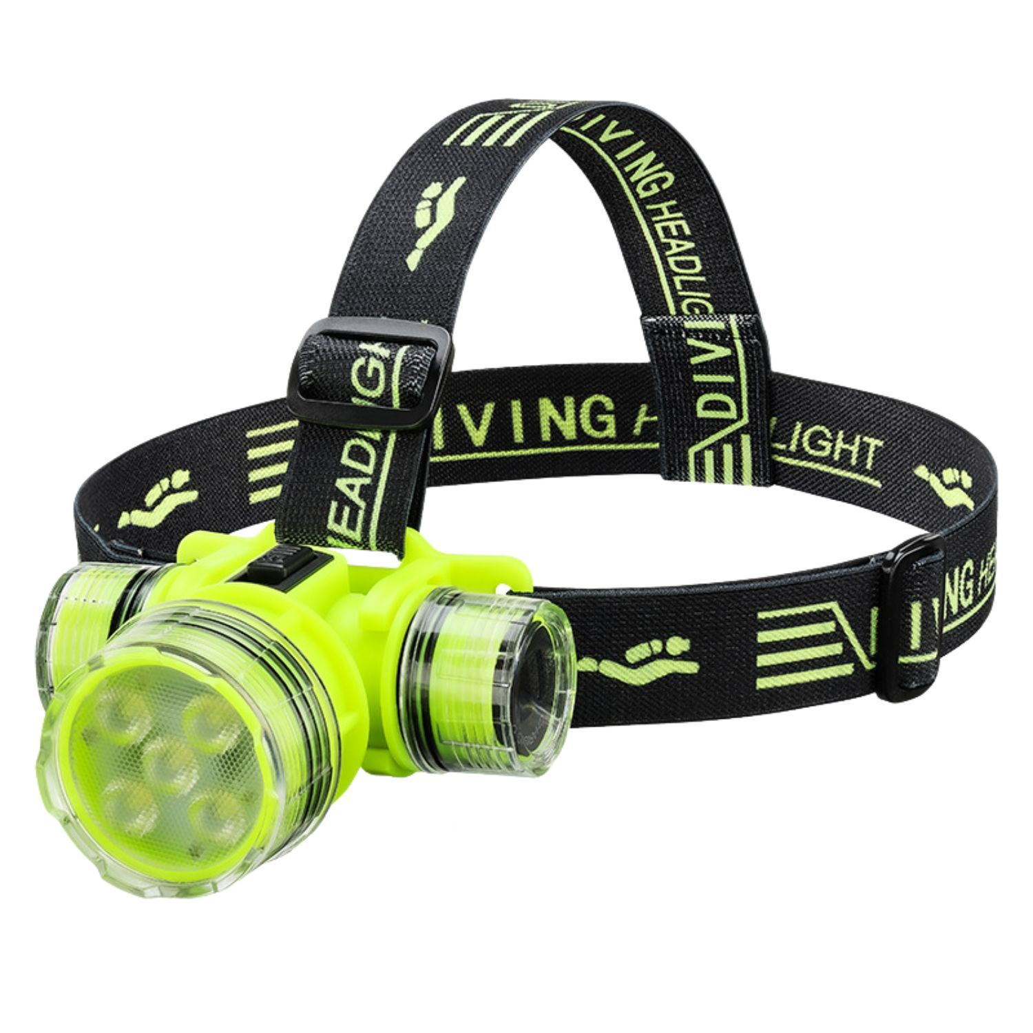 Linterna Submarina Sumergible IPX8 Recargable 10W Para Buceo Profesional Pesca Nocturna Y Actividades Acuáticas