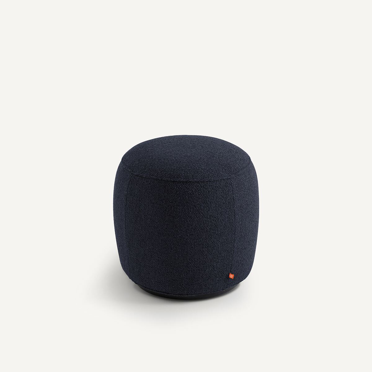 Reposapiés Puff Decorativo - BEESBURY Color: Azul oscuro opaco