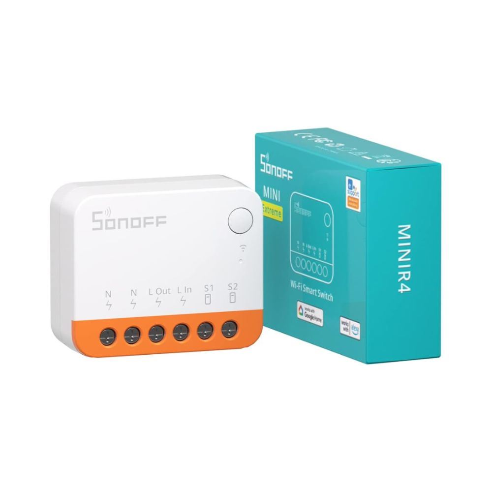 Mini Interruptor Inteligente Minir4 Wifi Blanco Wifi Alexa