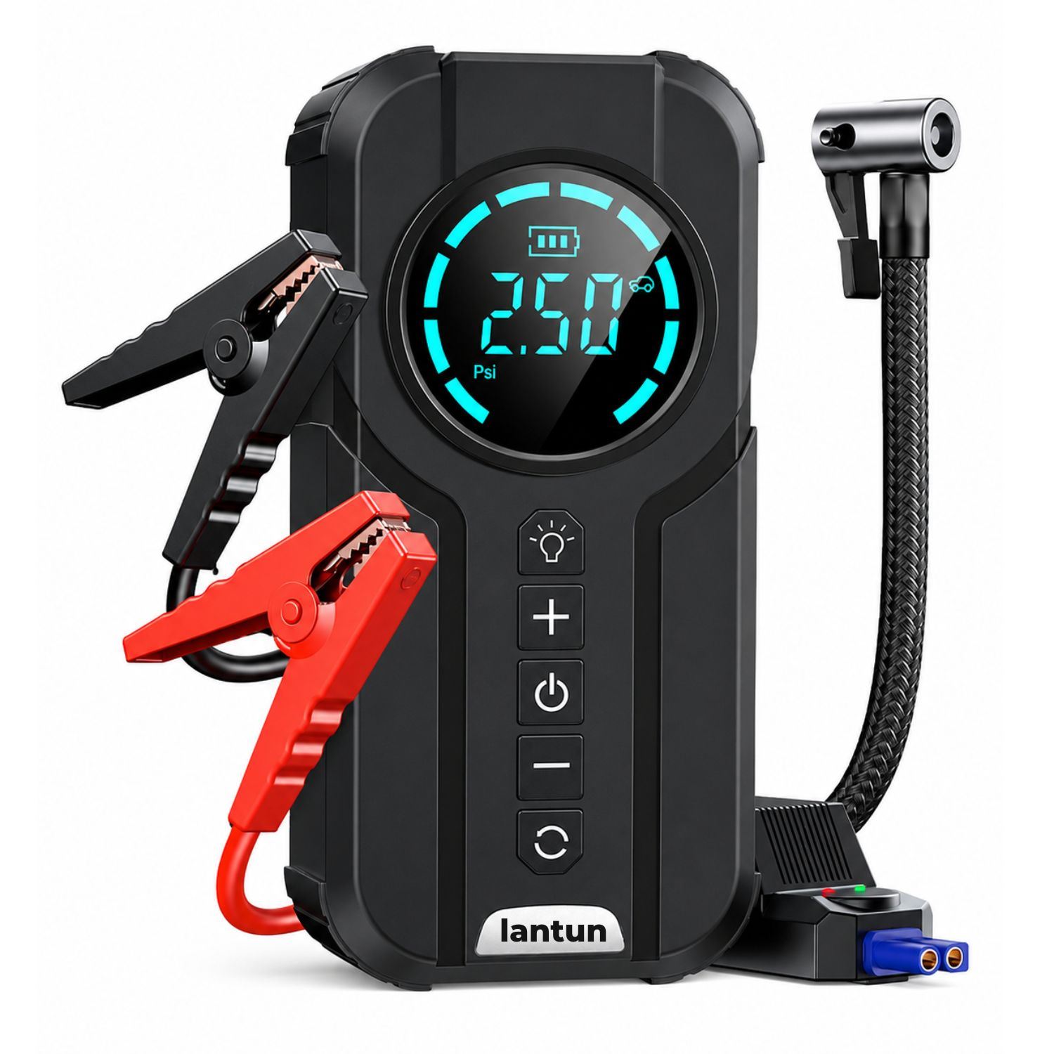Inflador Digital 150PSI Con Arrancador De Batería 1000A Para Auto SUV Camioneta Power Bank 8000mAh