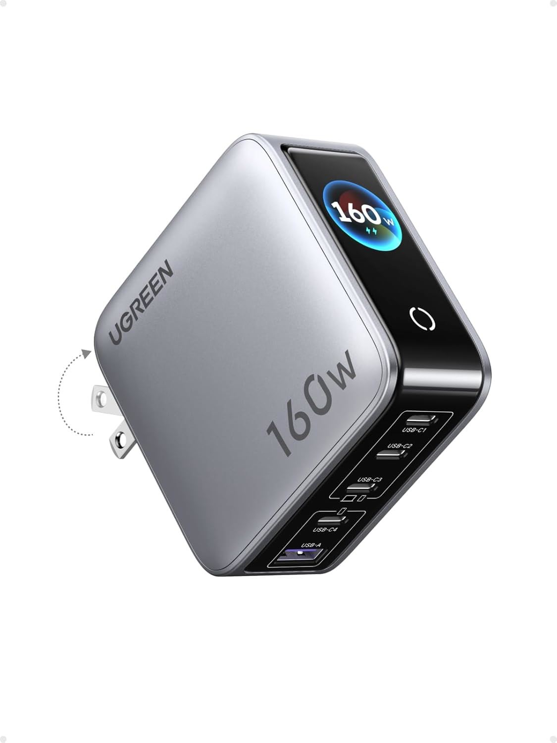 UGREEN Nexode Pro Charger, 160W GaN 5 puertos USB C