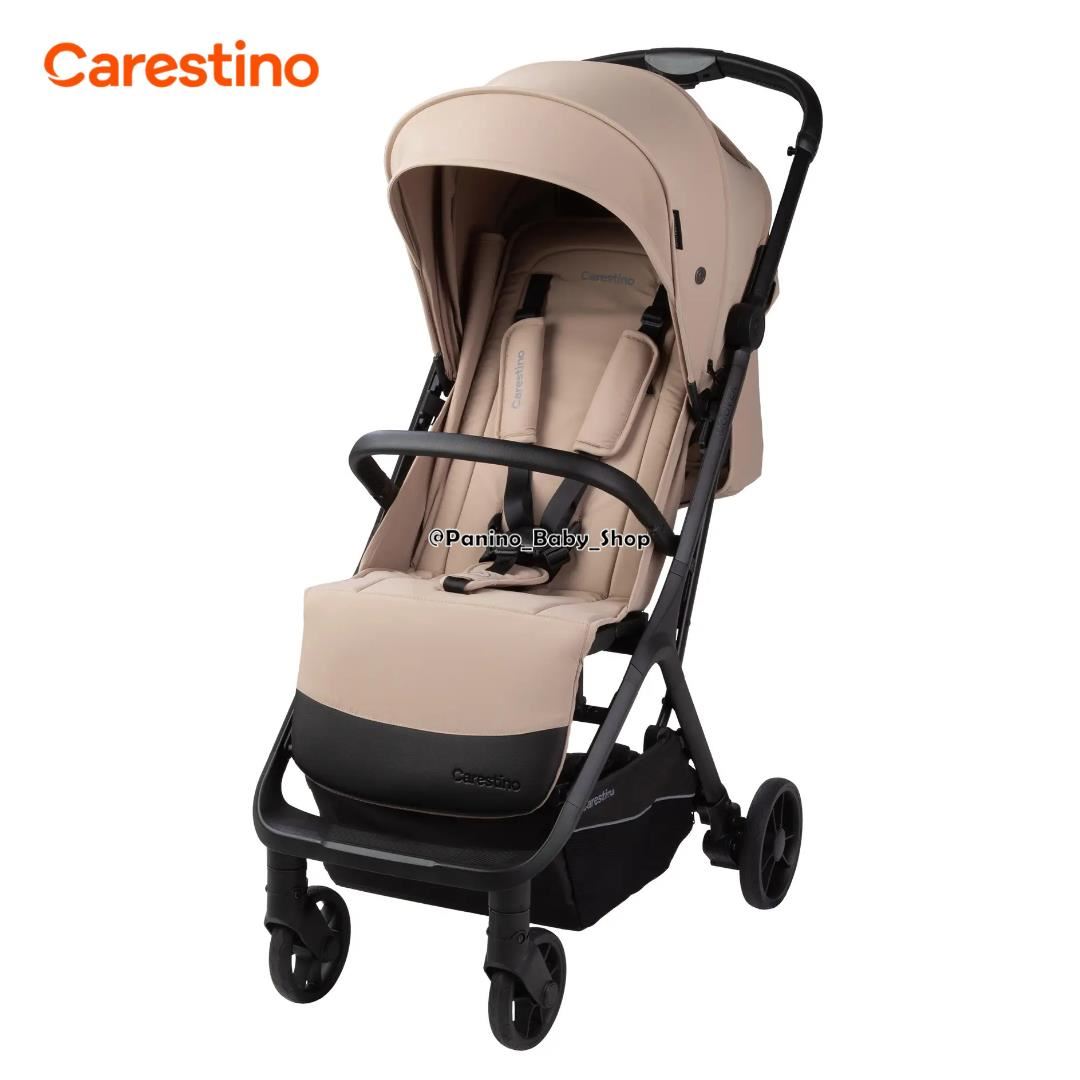 Coche Plegable Automático Liviano para Bebés -MOOVER- Beige