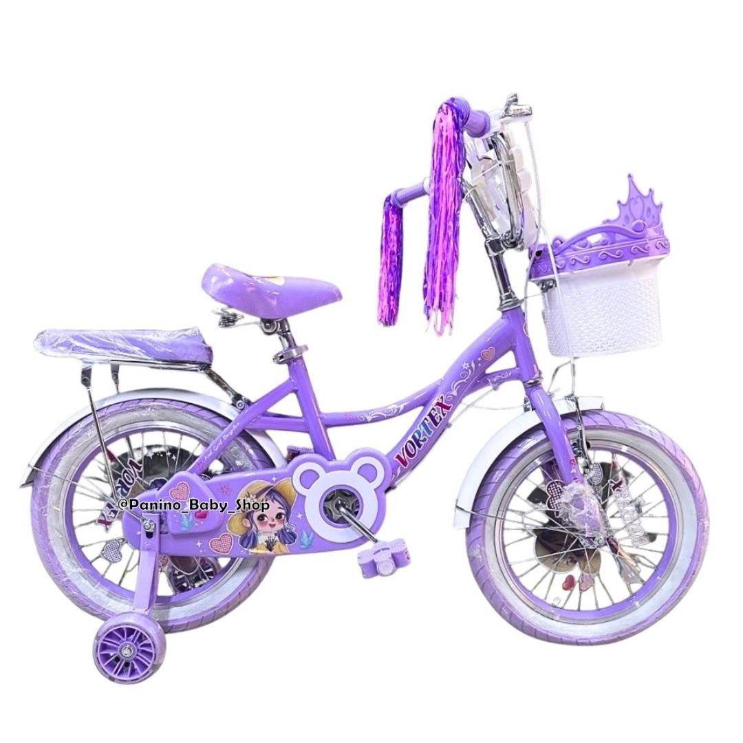 Bicicleta Campera Musical Aro 16 para Niñas -PRINCESA- Lila