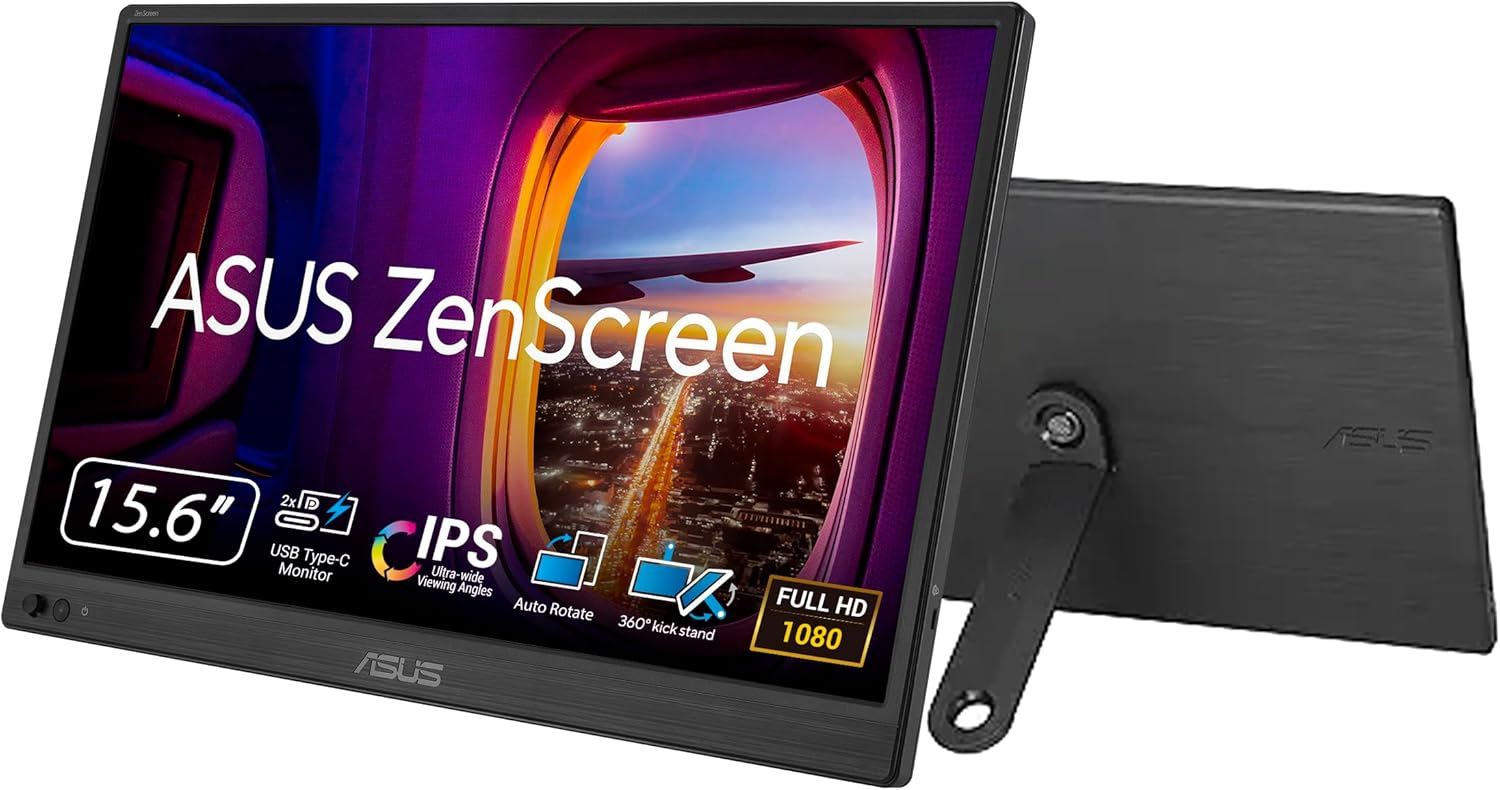 ASUS ZenScreen Monitor Portátil de 15.6'' MB169CK 1920x1080 60Hz 5ms