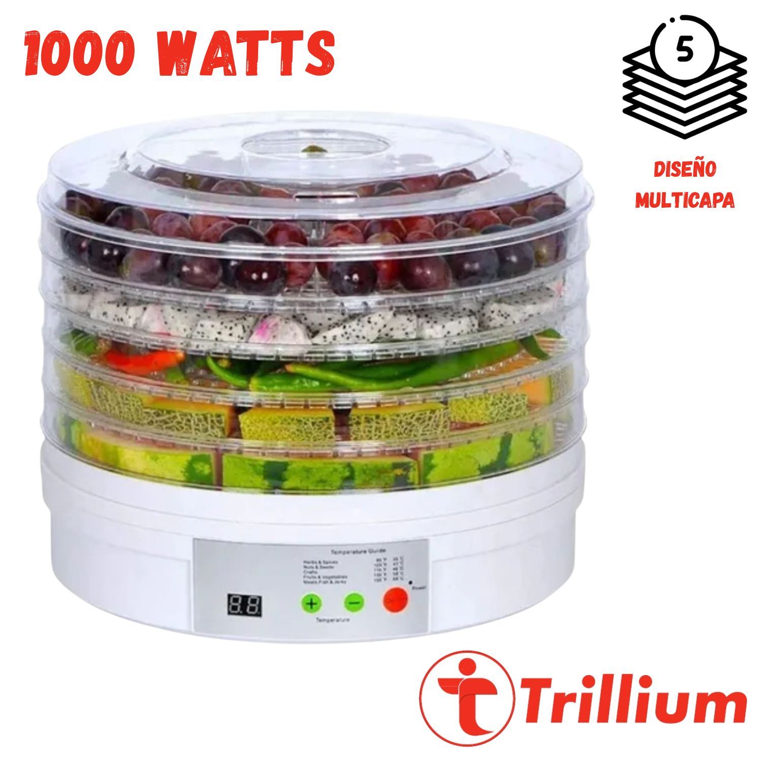 Deshidratador de alimentos TX-1904 Trillium