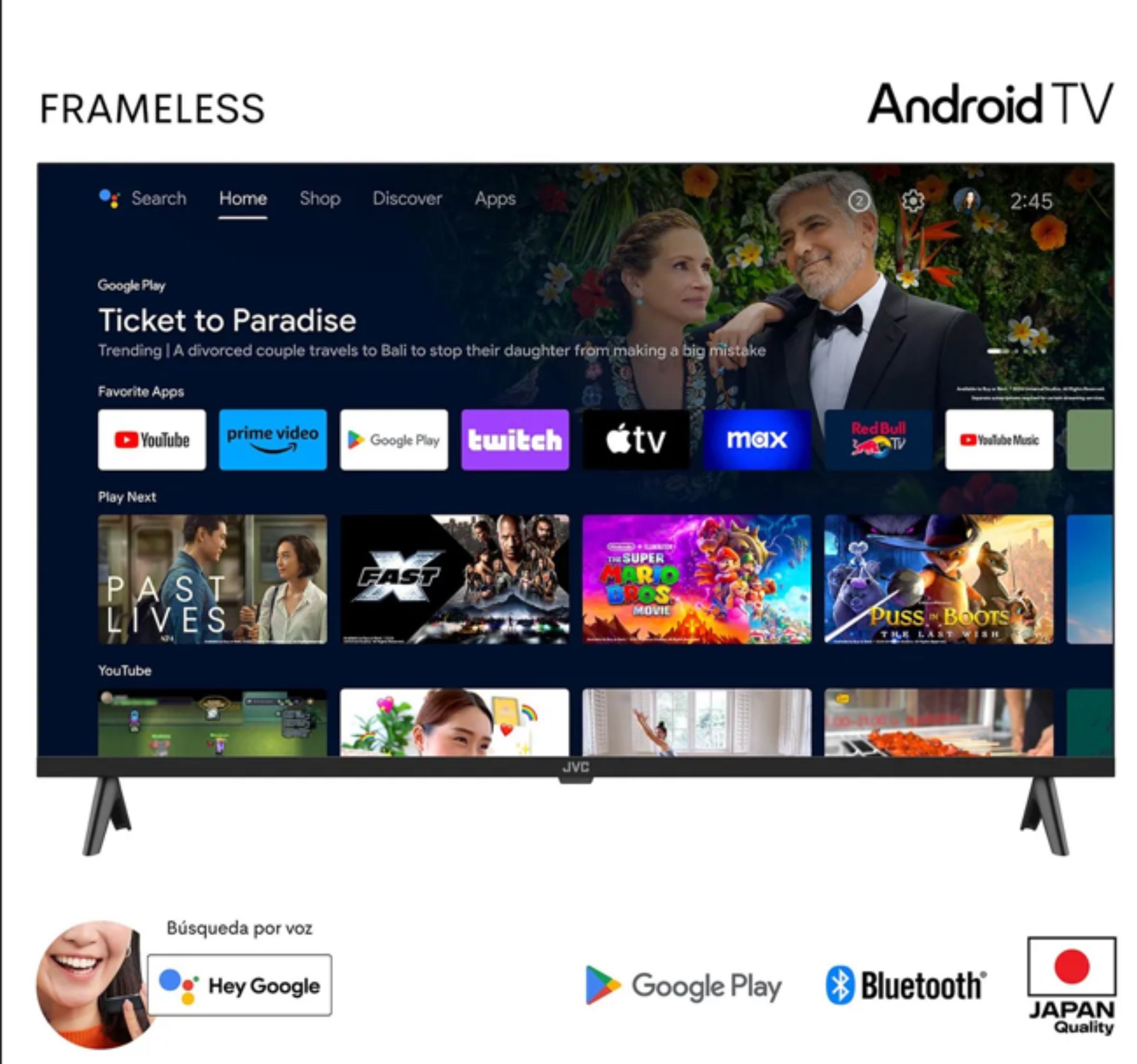 Televisor 40 Fhd Android Tv Lt-40kb418