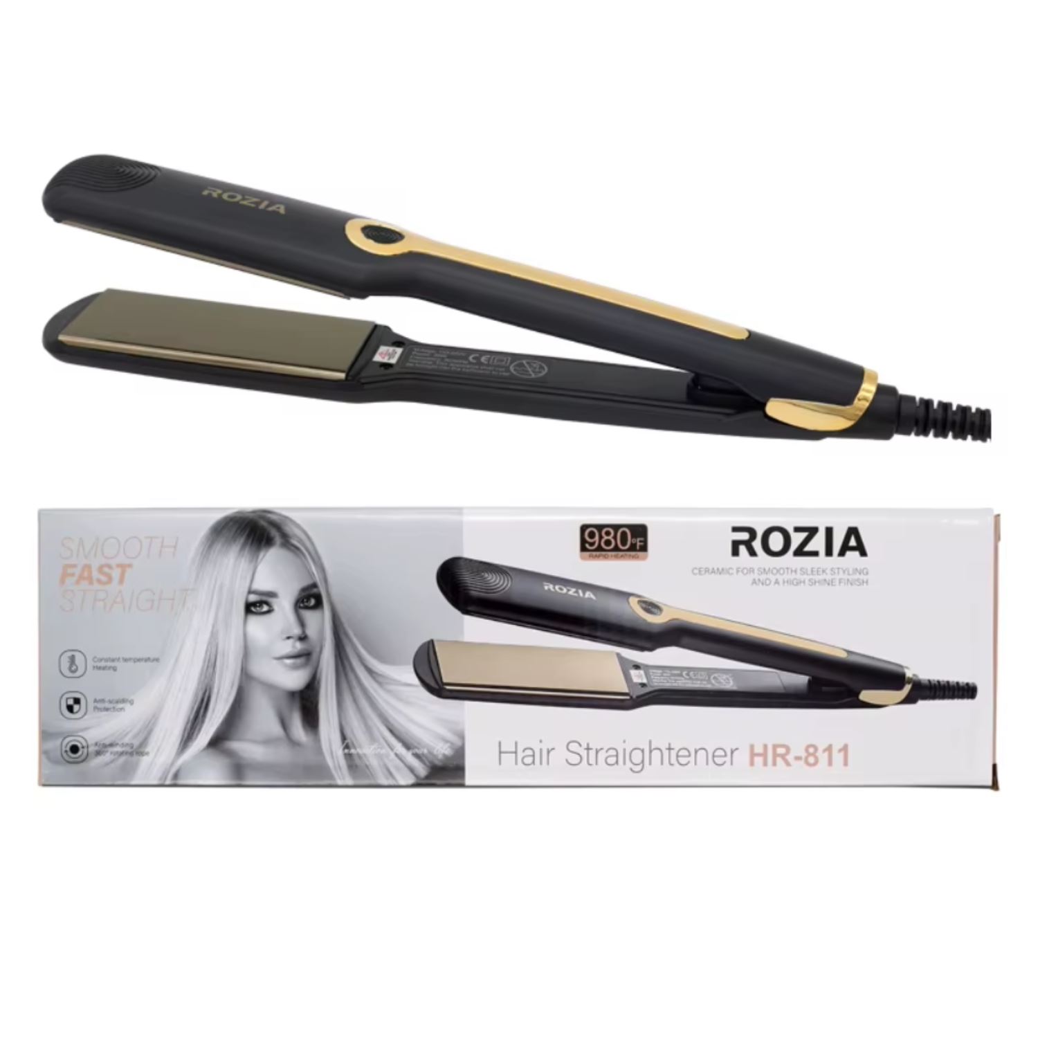 Plancha para cabello Rozia HR-811