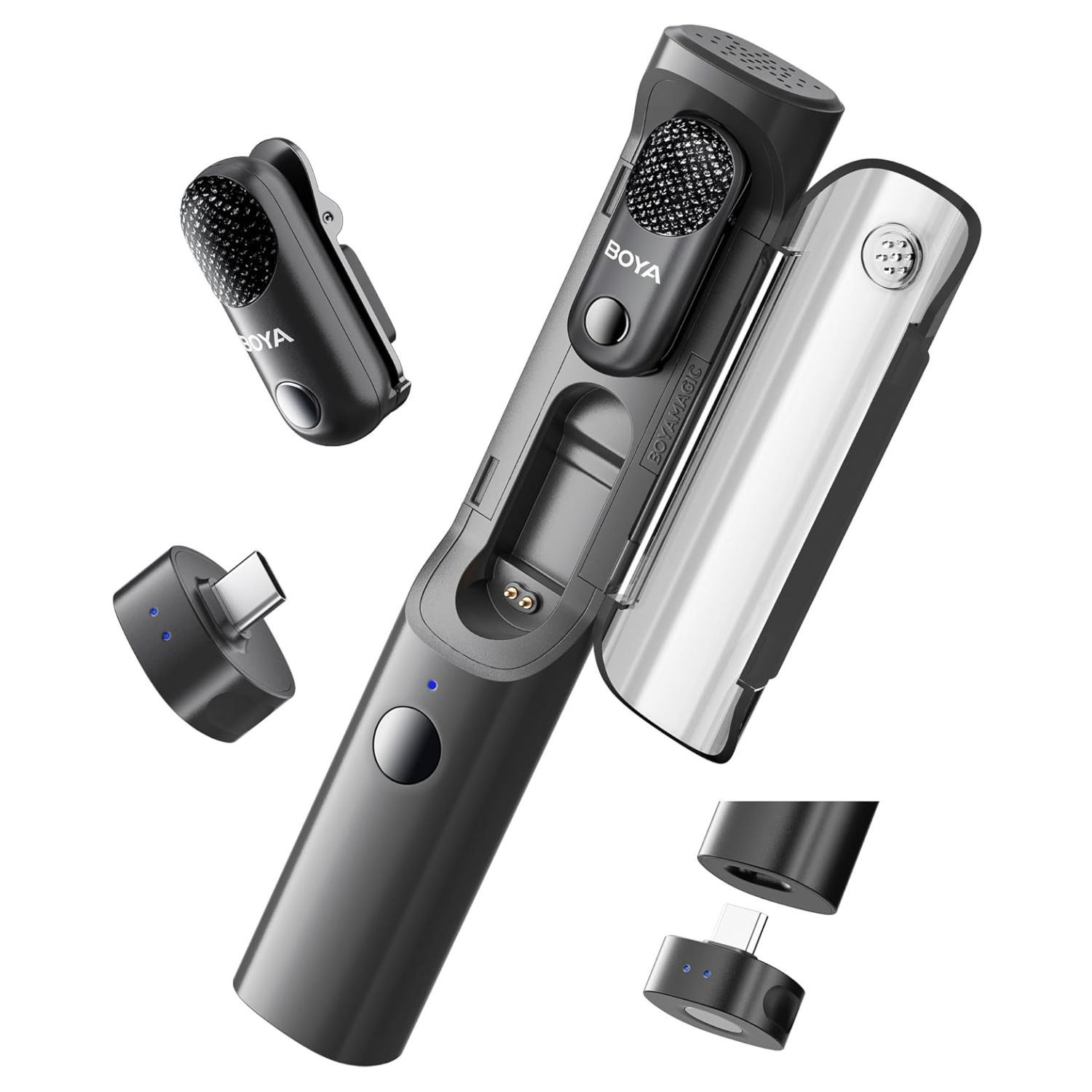 Micrófono inalámbrico 4 en 1 Boya Magic-05 USB-C con Cancelación de Ruido