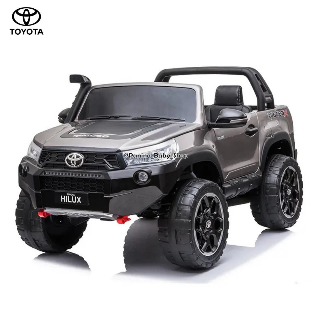Carro a Batería Toyota Hilux para Niños -RUGGED X- Gris