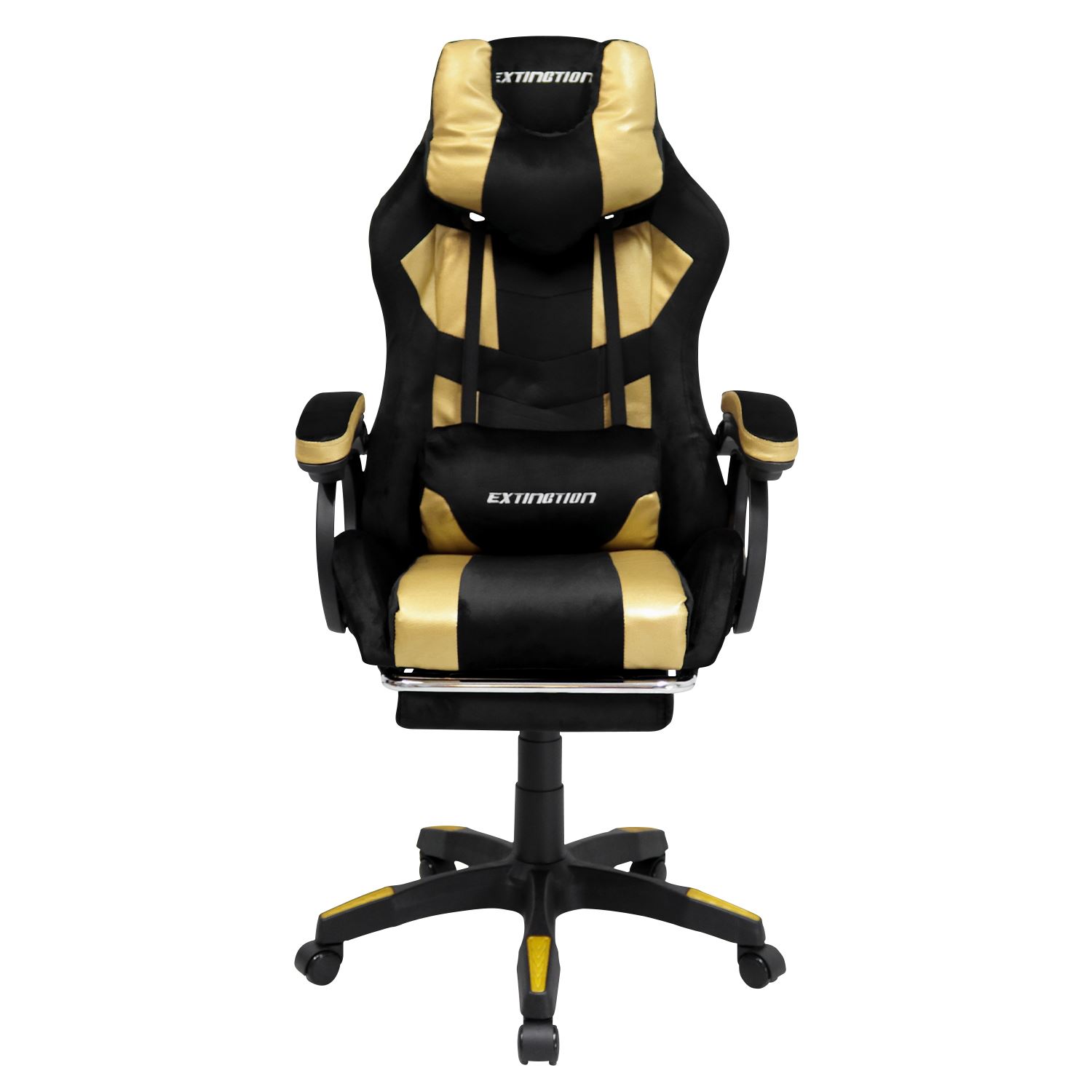 Silla Gamer Extingtion Sapp Gamuza-Cuerina Color Dorado