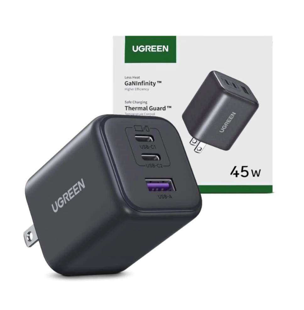 Cargador de 3 Puertos Ugreen Original 45W