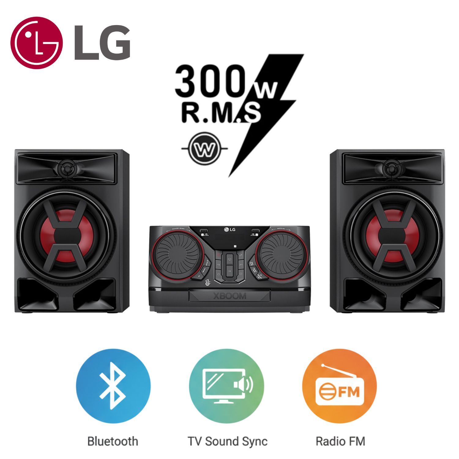 Minicomponente LG CK43N Multi Bluetooth USB CD 300W