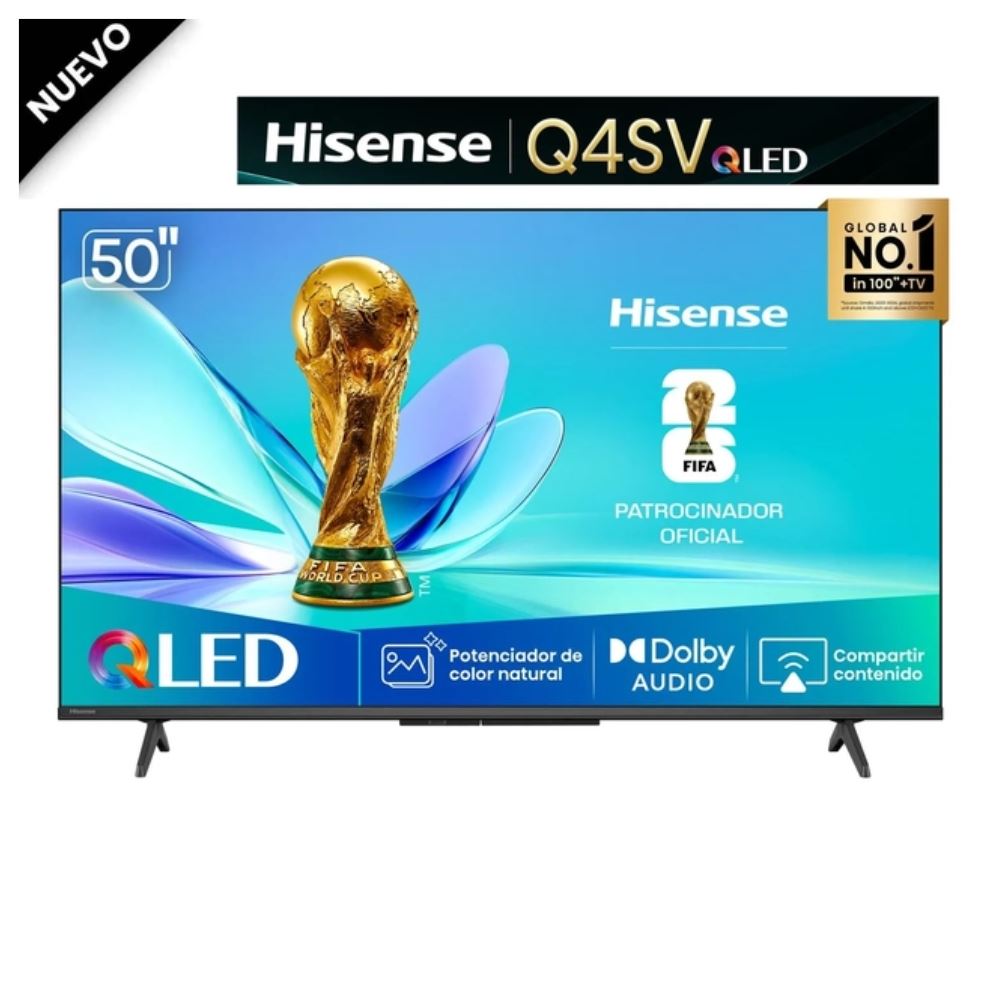 Televisor Hisense 50" QLED 4K UHD Smart TV 50Q4SV
