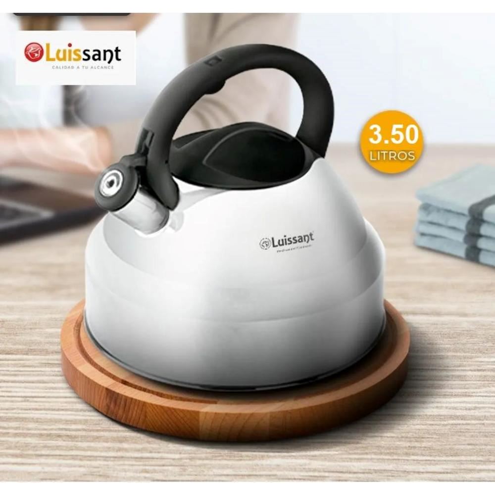 Tetera 3.50 lt. Acero Inoxidable Luissant