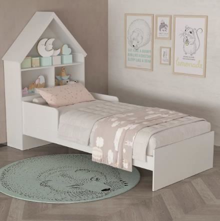Cama Infantil Ariel Blanca 1 Plz