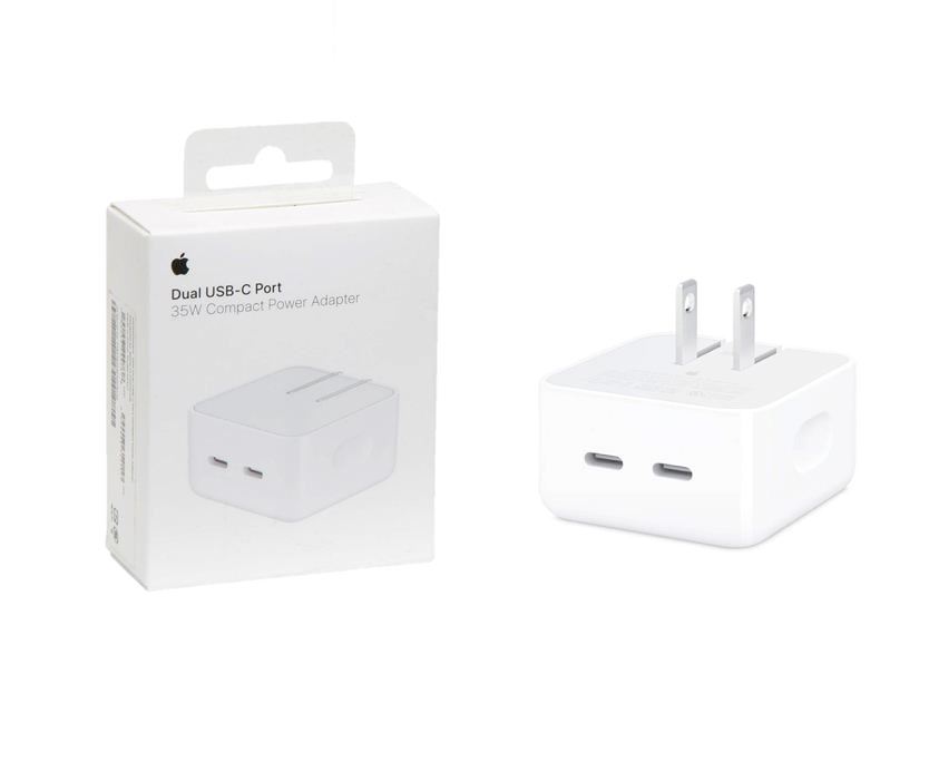 Adaptador de Carga Apple con 2 Puertos 35W