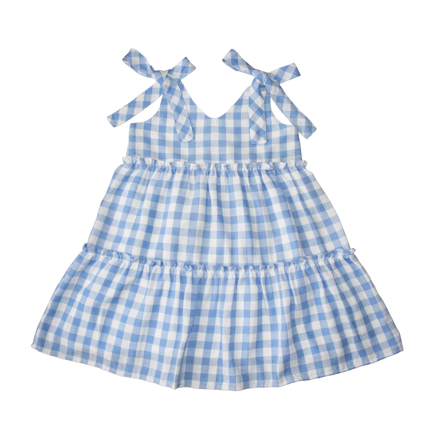 Vestido Lino Leyla Para Niña Bebelú