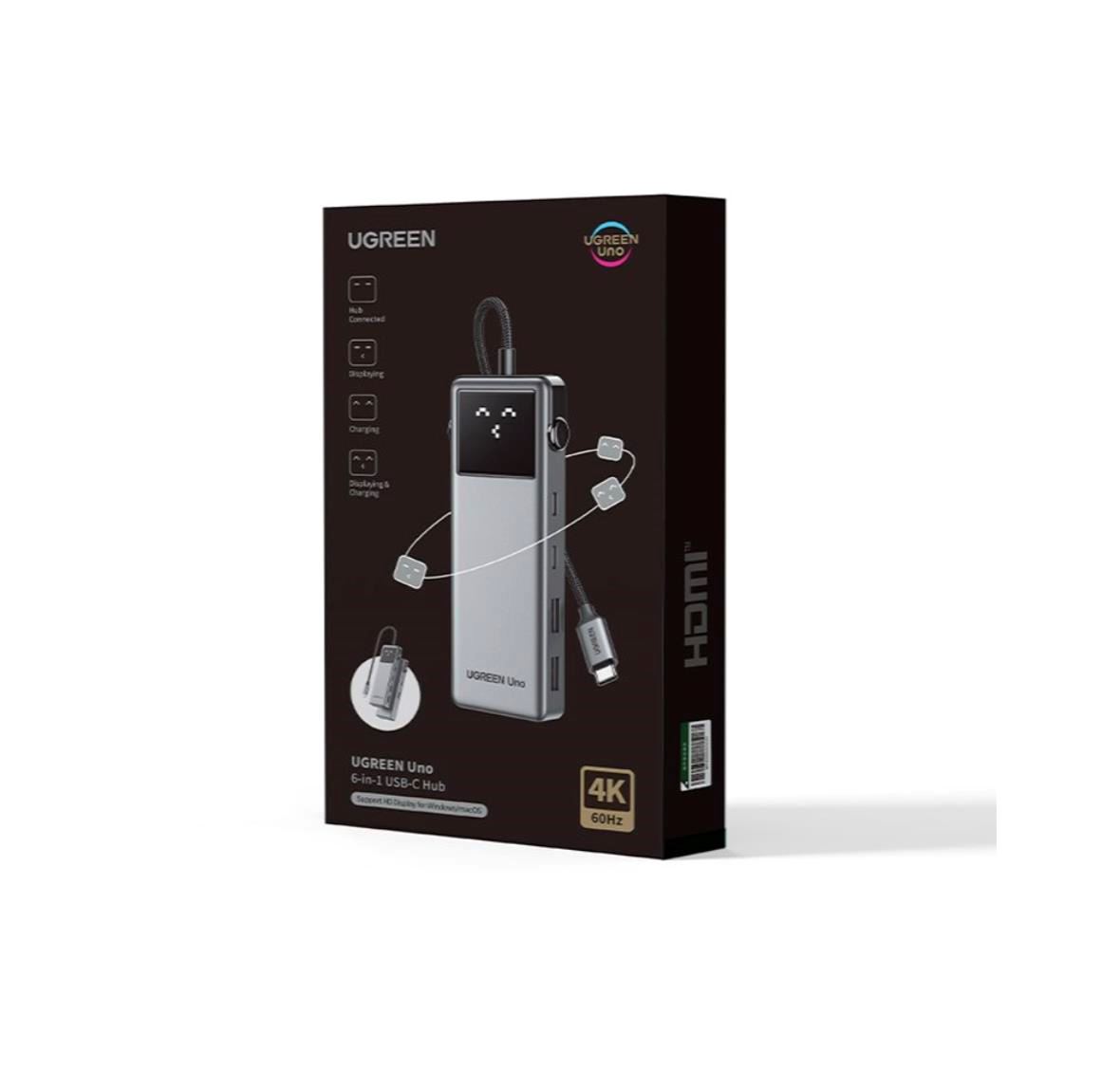 Adaptador Hub Multipuertos 6 en 1 Ugreen Original