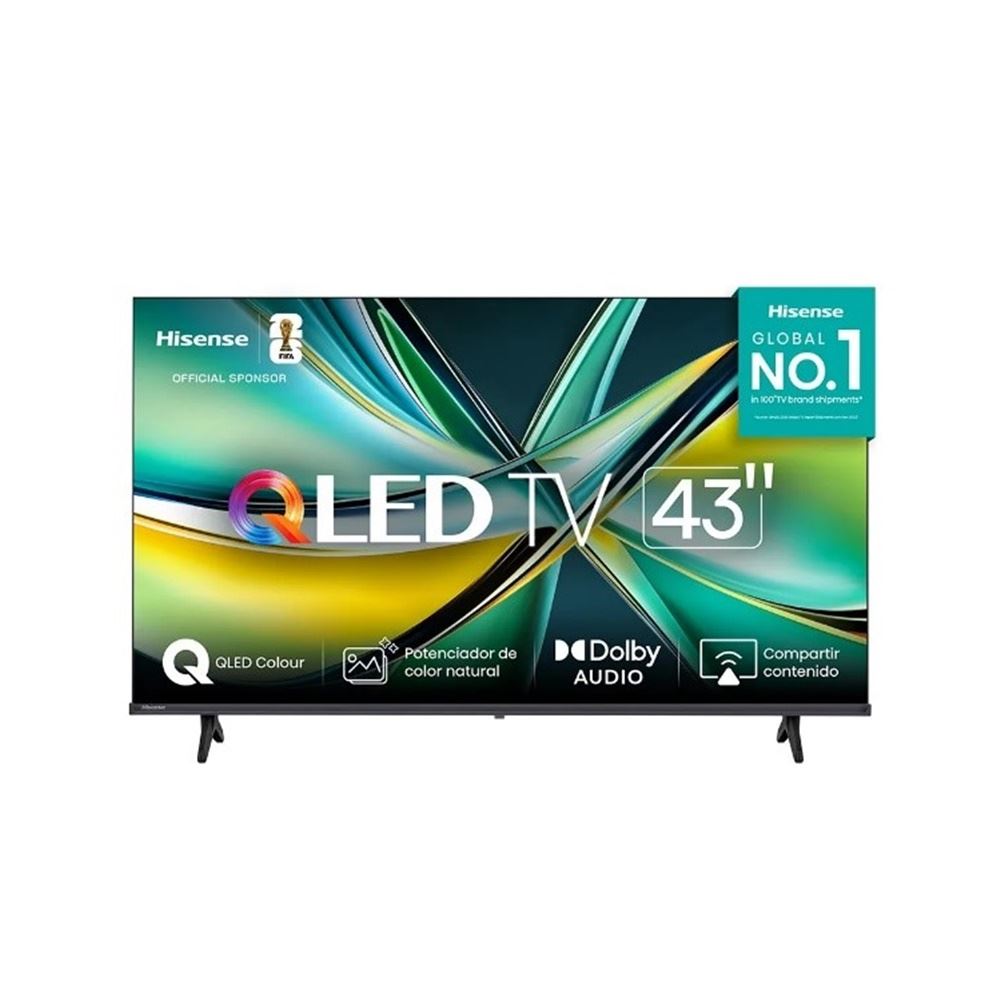 TELEVISOR HISENSE QLED 43 FHD SMART TV 43Q4SV